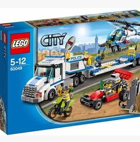 乐高LEGO 60049 城市系列直升机运输队2014款智力拼接积木 玩具