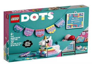 乐高LEGO DOTS系列41962独角兽创意家庭包儿童益智拼接收藏积木