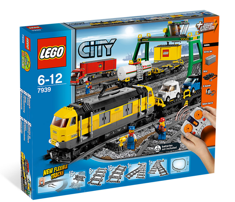 收藏乐高lego 7939遥控货运火车 城市系列儿童智力拼接玩具绝版