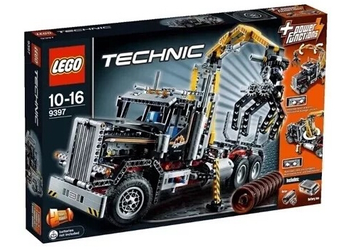乐高LEGO 9397科技系列伐木工程车儿童智力拼接收藏2011款