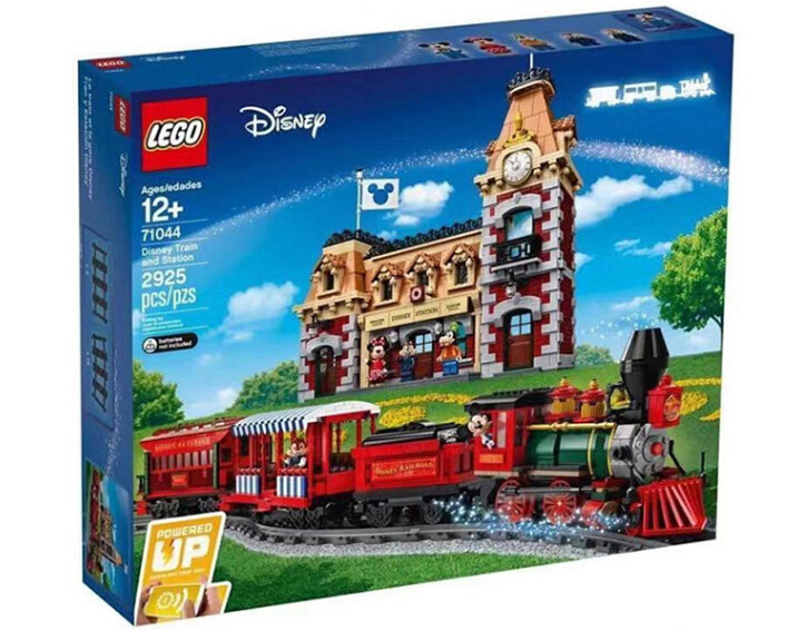 乐高lego 迪士尼乐园火车71044遥控拼装玩具城堡儿童智力拼接积木