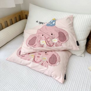 儿童枕套30x50纯棉a类卡通幼儿园专用单个 2024新枕头套48cmx74cm