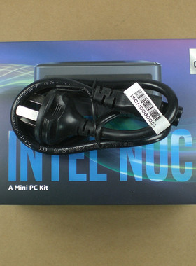 原装全新 英特尔INTEL NUC10适配器国标梅花尾三孔电源插头线60cm