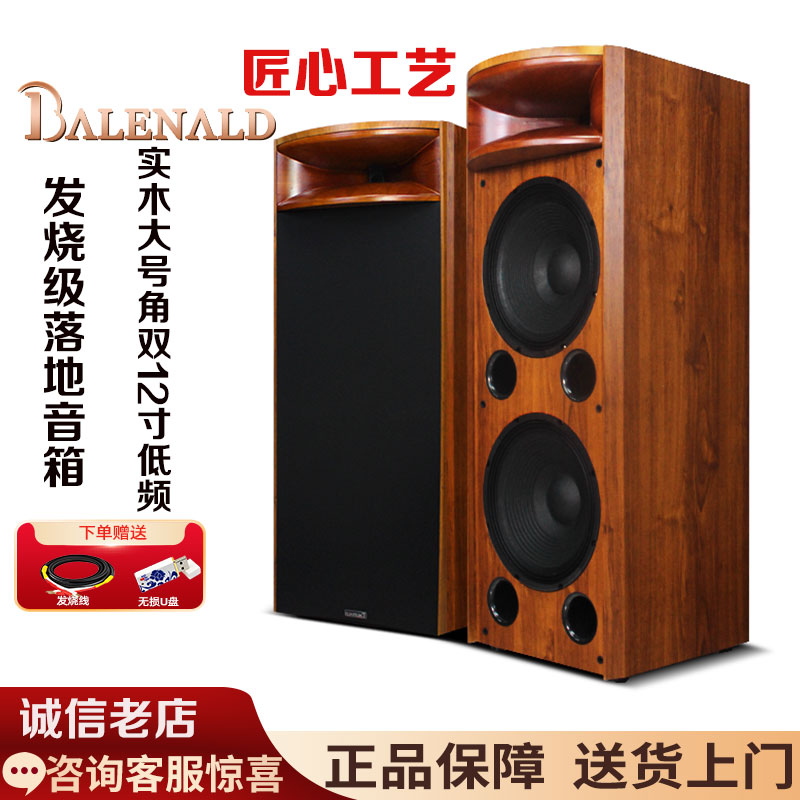 班龙高端发烧级实木12寸hifi音箱