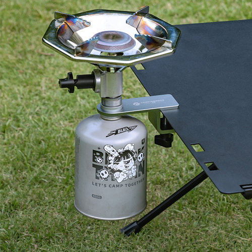 柯曼户外桌拓展夹Z18露营多功能转接头多用途气罐炉头夹气汽灯架