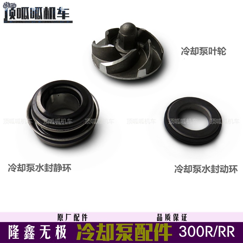 隆鑫无极300R/300RR冷却泵水封静环动环叶轮无极300发动机原车件 摩托车/装备/配件 摩托车齿轮 原图主图