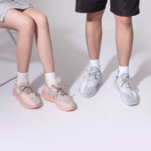 外贸原单情侣款 百搭舒适透气轻便休闲运动鞋 果冻飞织椰子鞋 时尚