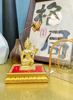 龙婆本龙婆三安四面佛摆件