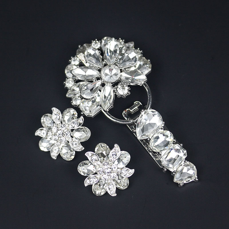 高档水晶鸭嘴扣女皮草裘皮大衣装饰扣子搭扣挂钩水钻奢华貂皮纽扣,居家布艺,纽扣,淘宝优惠券,粉丝福利购,淘宝优惠卷