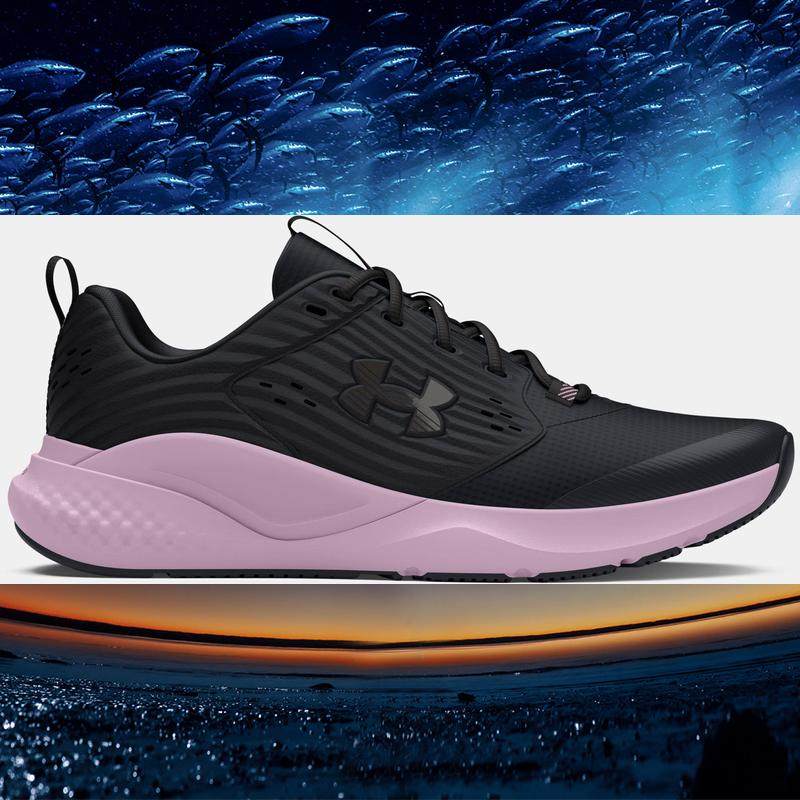 安德玛under armour潮流休闲女低帮简约百搭综合训练鞋室内健身鞋