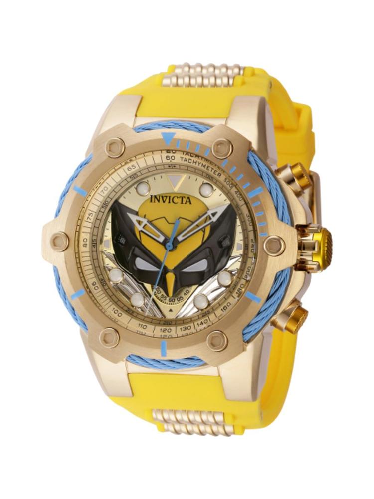 Invicta腕表Marvel Chronograph漫威联名金色个性潮流男士手表