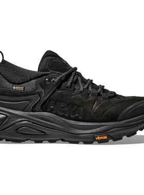 代购Hoka OneOne男士徒步鞋防水防滑耐磨轻便黑色皮革合成材料