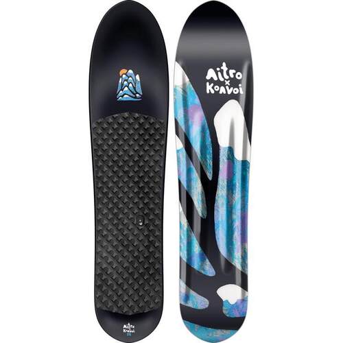 代购NITRO尼卓男士滑雪板浮力强操控灵活防脱落牵引绳宽板型