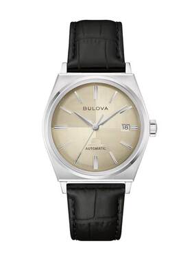海外代购BULOVA/宝路华男士手表欧美腕表日历显示背透设计