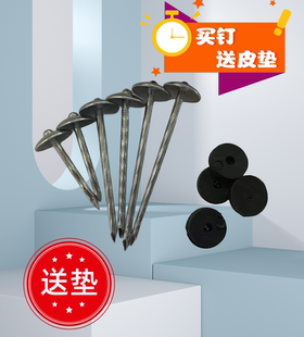 大伞帽镀锌彩钢瓦石棉瓦专用钉瓦楞钉大头钉大帽石棉瓦钉螺纹杆