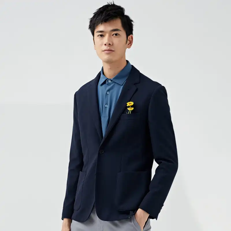 马威男休闲西服 修身西装 休闲商务西装 春秋款