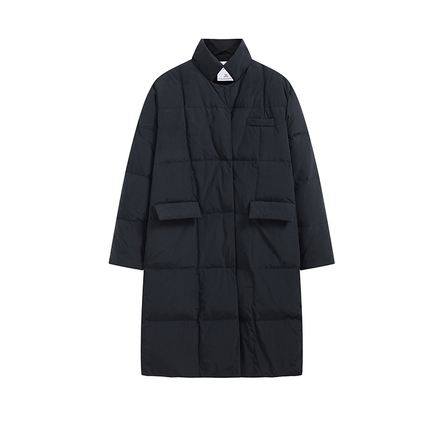 马威女款羽绒服  中长羽绒服.厚羽绒服 按扣款没有拉链