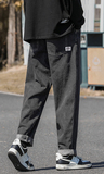 204-K251-P50水洗哈伦牛仔裤男春秋新款日系复古宽松直筒休闲阔腿，男装牛仔裤，星座204