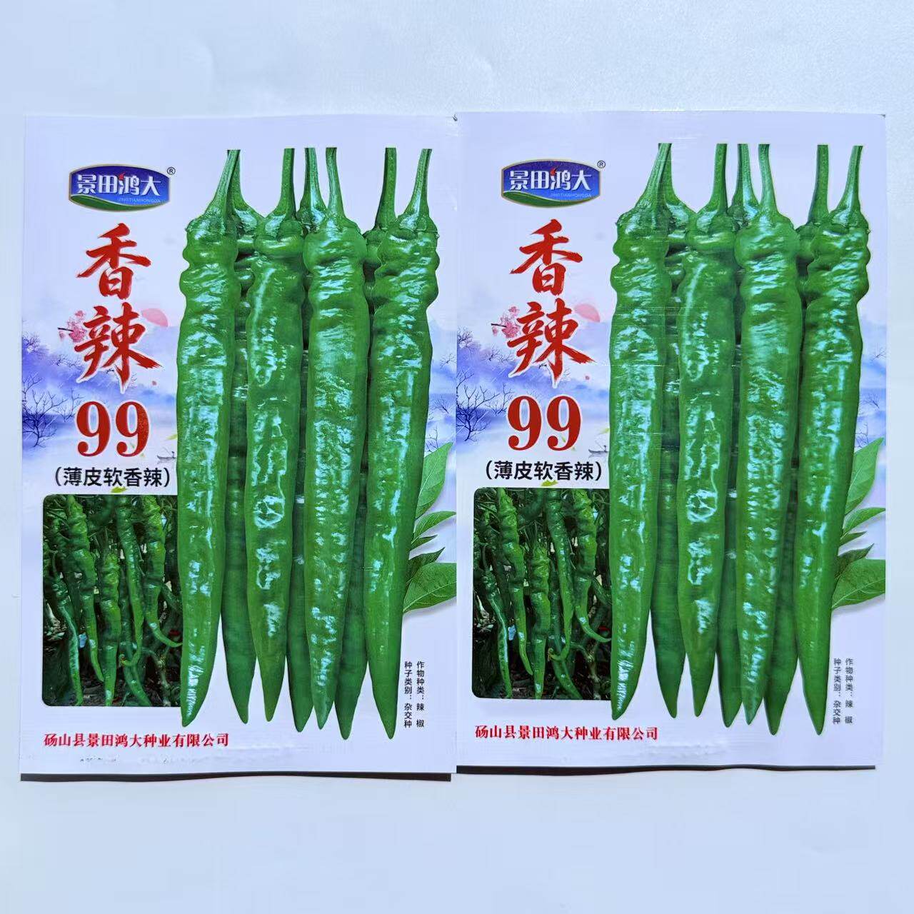 香辣99辣椒种子薄皮软香辣味浓易坐果抗病高产微皱春秋播种辣椒种