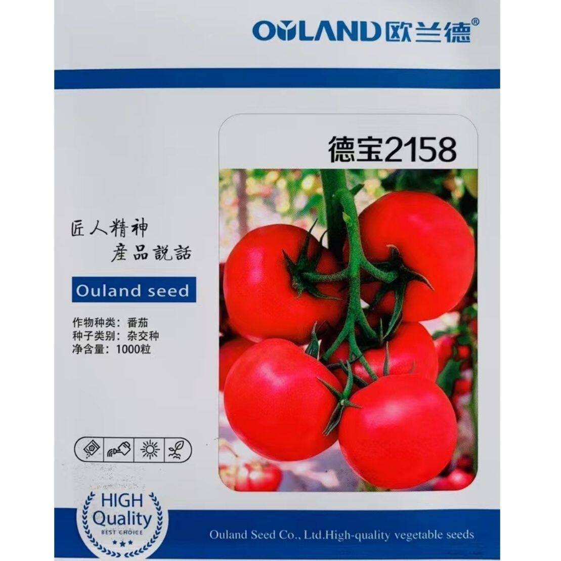 番茄种子大西红柿种籽四季菜苗盆栽蔬菜子大棚庭院种植德宝2158