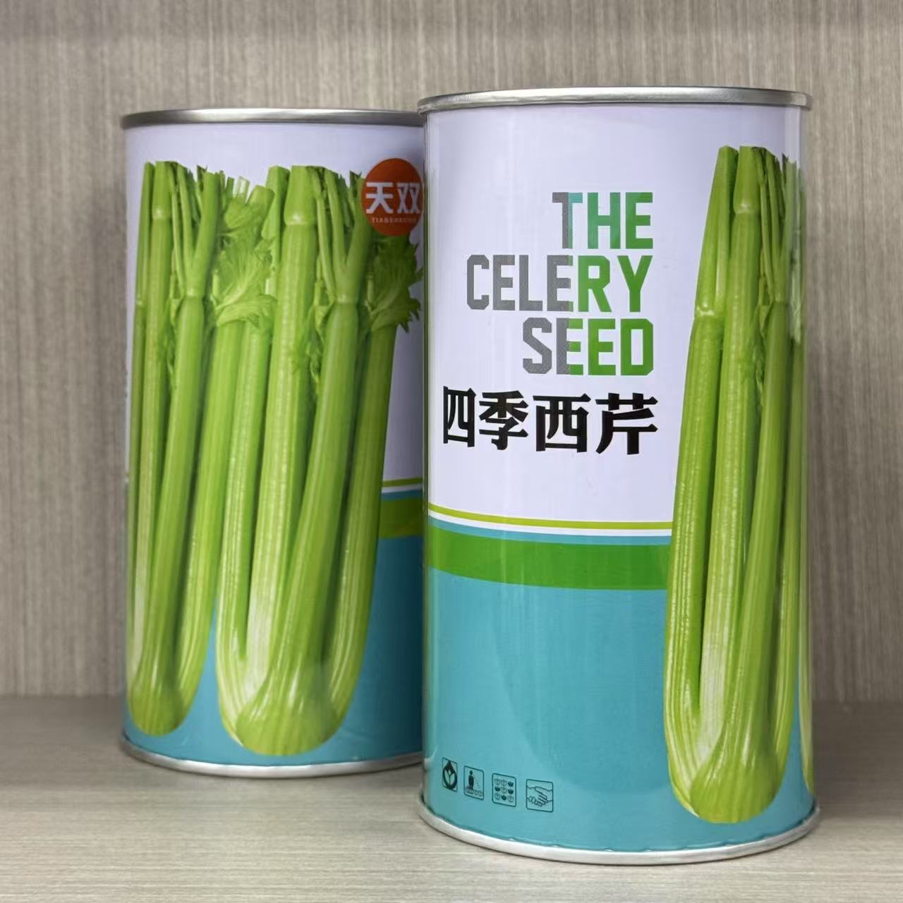 四季西芹芹菜种子实心纤维少口感脆嫩高产速生长芹菜种子抗病香芹