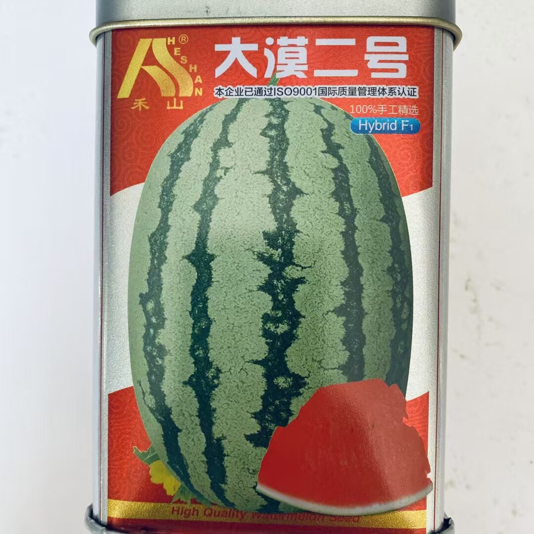 禾山西瓜种子大漠二号大红瓤巨型西瓜种籽甜脆多汁春季大田种孑