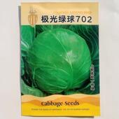 极光绿球702 三季 绿宝甘蓝种子圆球形包菜种籽大田用种高产抗病孑