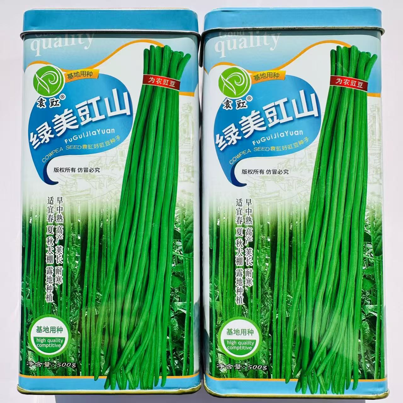 绿美豇山青绿色长豆角种子超长绿条豇豆种子升级901豆角种籽特长