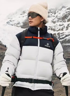 探路者面包服男女通款冬季户外防风保暖防寒服羽绒服TADDAM90255