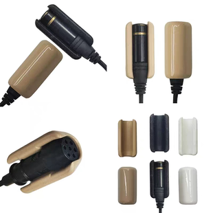 防蹭卡座贴适用于阿兹丹领夹麦克风话筒胸咪头线防触摩擦卡座贴片