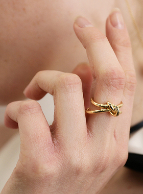 magicfish简约小众钛钢指环