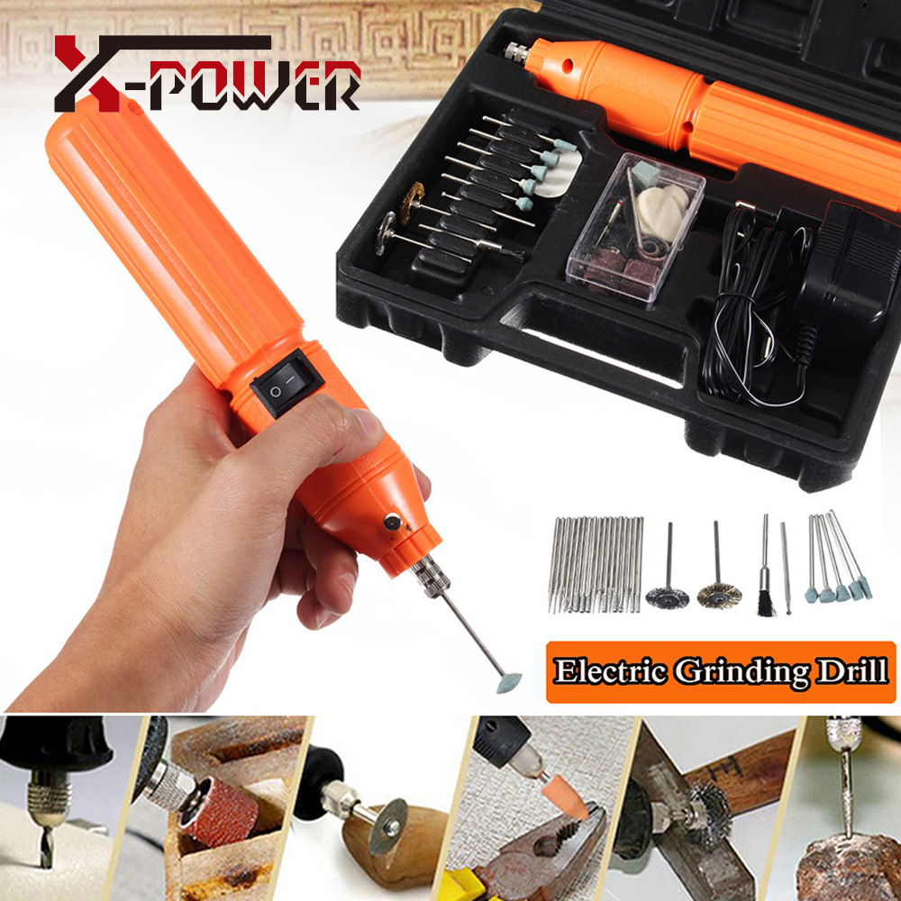xpower现货充电电动雕刻工具 家用迷你微型diy充电手磨机