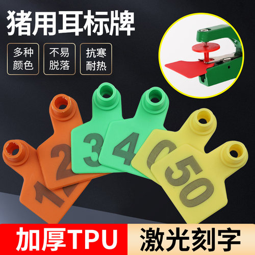 耳标号牌猪用免疫耳标牌标记标签