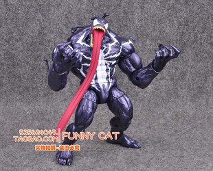 漫画英雄 蜘蛛侠 6寸长舌毒液闪电毒液 关节可动人偶玩具手办摆件