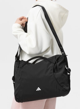 ADIDAS阿迪达斯黑色运动休闲单肩包斜挎包手提包KU1535 KU1534