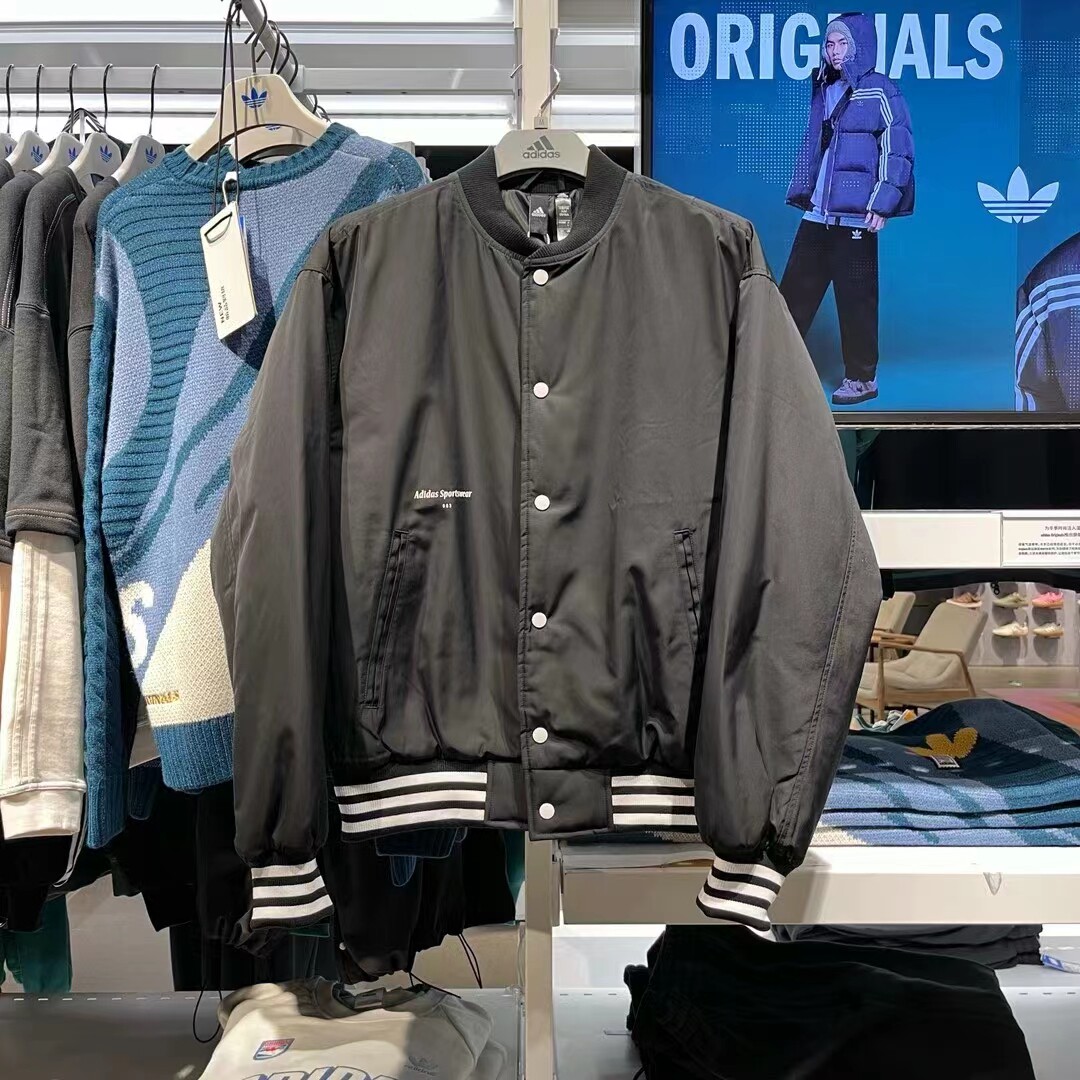 阿迪达斯休闲棒球服外套