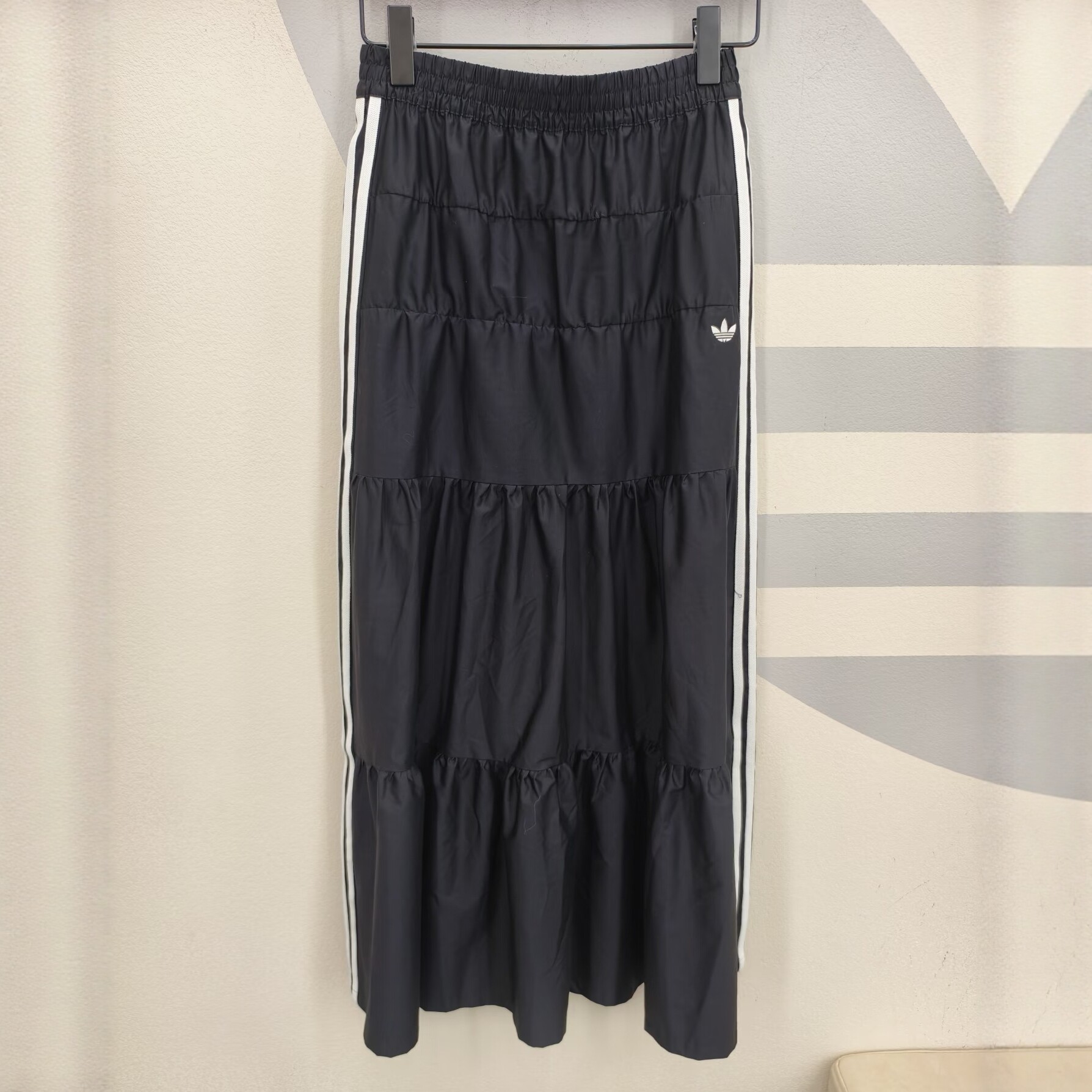 正品ADIDAS阿迪达斯女子运动休闲半身裙长裙蓬松裙子KY5728