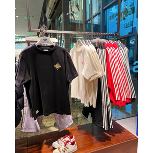 ADIDAS阿迪达斯马年限定纯棉运动休闲圆领宽松短袖KT0713