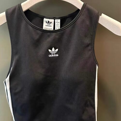 正品adidas阿迪达斯运动休闲女子运动无袖背心上衣KB6417 KB6418