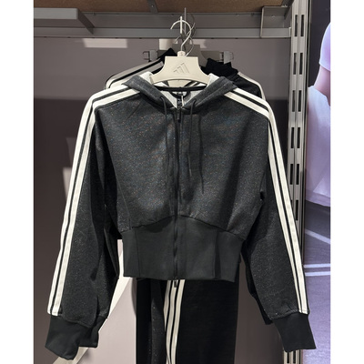 正品ADIDAS阿迪达斯女子长袖连帽运动休闲夹克外套KX8905 KX8906