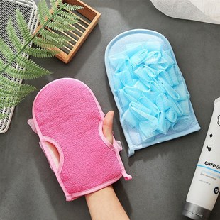 搓澡巾搓背洗澡巾手套强力双面男女士不疼家用后背搓泥戳灰布