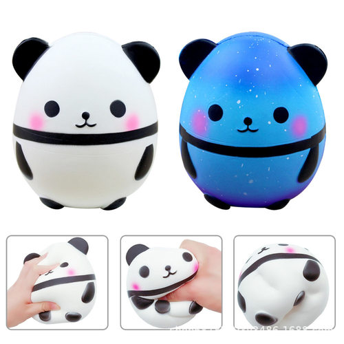 超大热卖新款慢回弹玩具 星空熊猫蛋 Squishy独角马模型减压仿真
