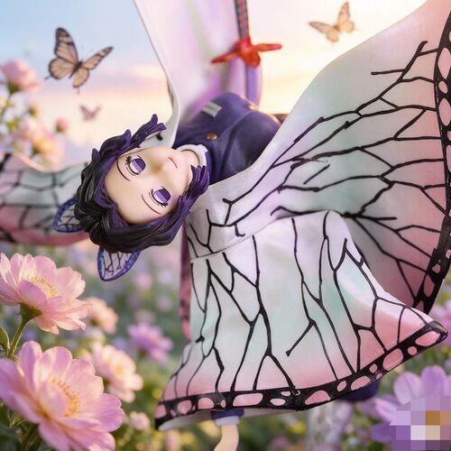 带土动漫鬼灭之刃ANIPLEX蝴蝶忍手办虫柱 优质国产二次元动漫模型