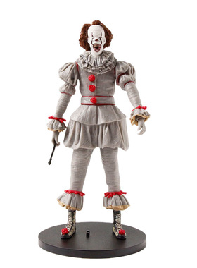 白衣小丑大号19CM可换头配件电影NEA邪恶小丑7寸关节可动手办模型