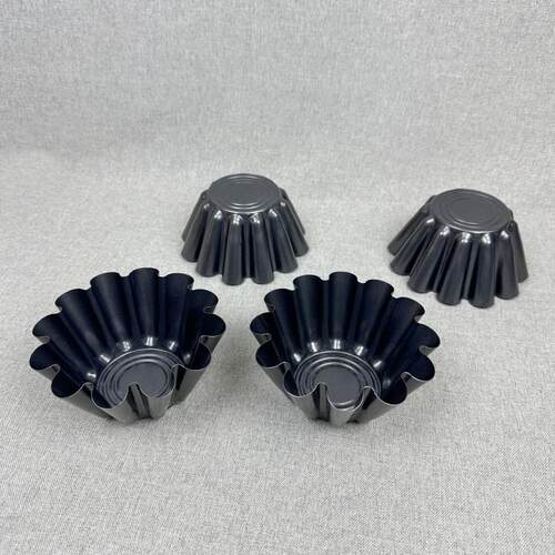 法式蛋挞模具不粘碳钢烘培烤箱空气炸锅用果冻太阳花可颂蛋糕模具