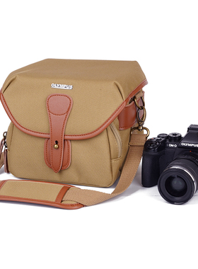 奥林巴斯单肩复古微单EP7 OM3 OM5 EM1III M5III M10 OM1 相机包