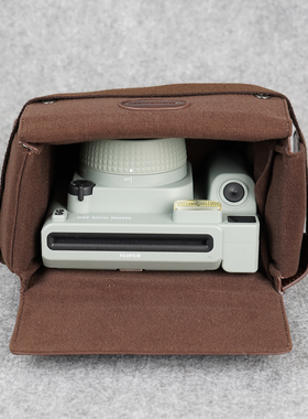 适用富士拍立得WIDE400 MINI41 MINI99 MINI40 MINIEVO复古相机包