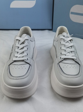 品牌正品商场同款新款鞋板鞋女鞋小白鞋女单鞋休闲鞋36503米白色