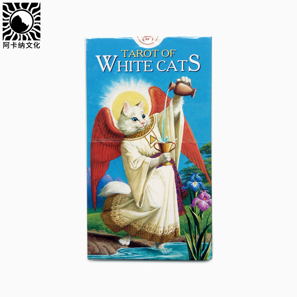 現貨包郵進口正版原裝喵系列卡牌 Tarot of White Cats 白貓塔羅在類目 模玩/動漫/周邊/cos/桌遊, 棋牌/桌遊, 桌遊卡牌中 - 來自Buy2taobao.com提供專業的淘寶代購服務