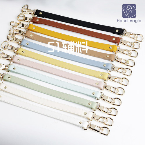 韩版清新多彩pu手提单肩带